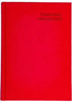 Kalendarz nauczyciela 2021/22 B5T Vivella czerwony