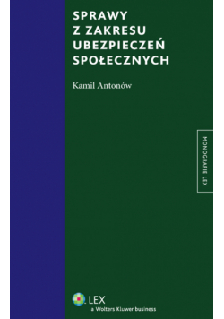 Sprawy z zakresu ubezpieczeń społecznych