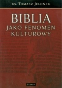 Biblia jako fenomen kulturowy