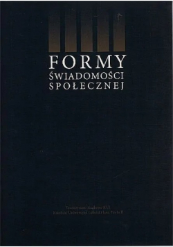 Formy świadomości społecznej