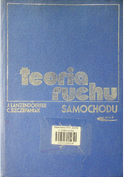 eoria ruchu i konstruowanie samochodu