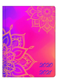 Kalendarz książkowy 18M 2020/2021 Mandala ALBI
