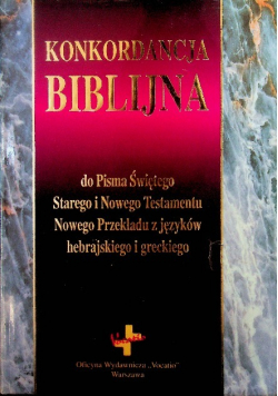 Konkordancja Biblijna