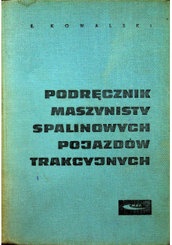 Podręcznik maszynisty spalinowych