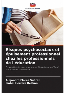 Risques psychosociaux et épuisement professionnel chez les professionnels de l'éducation