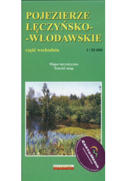 Pojezierze Łęczyńsko-Włodawskie część wschodnia Mapa turystyczna 1:50 000