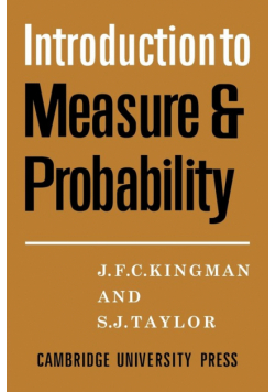 Introdction to Measure and Probability