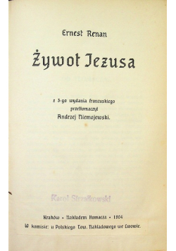 Żywot Jezusa 1904 r.