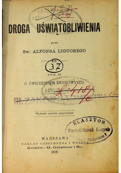 Droga uświątobliwienia 1898 r