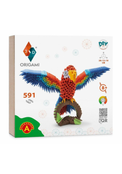 Origami 3D Papuga