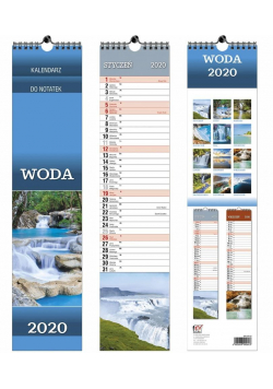 Kalendarz 2020 13 Plansz paskowy - Woda EV-CORP