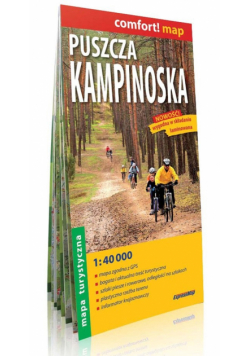Puszcza Kampinoska mapa turystyczna 1:40 000