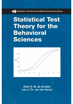 Statistical Test Theory for the Behavioral Sciences