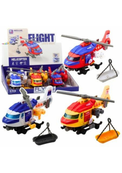 Helikopter ratunkowy z napędem + akcesoria MIX