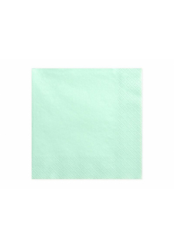 Serwetki trójwarstwowe miętowe 33x33cm 20szt
