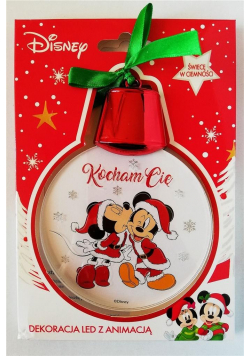 Zawieszka LED Mickey - Kocham Cię