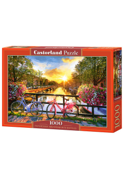 Puzzle Picturesque Amsterdam with Bicycles 1000
