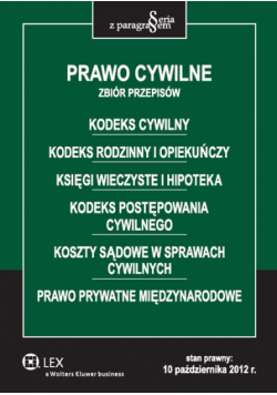 Prawo cywilne : Zbiór przepisów