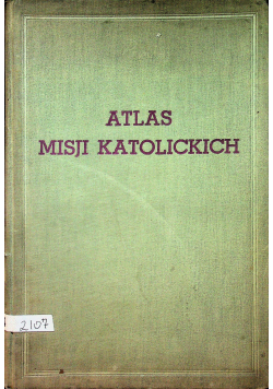 Atlas Misji Katolickich 1937 r.