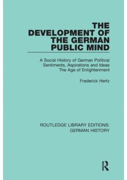 The Development of the German Public Mind