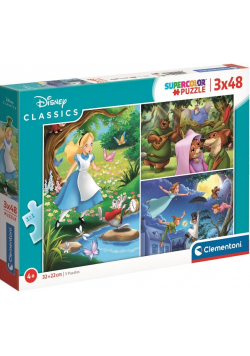 Puzzle 3x48 Super Kolor Disney Classic