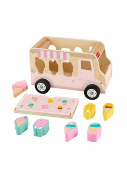 Fisher Price Ciężarówka z lodami drewniany sorter