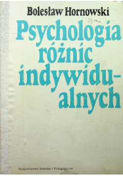 Psychologia różnic indywidualnych
