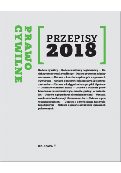 Prawo cywilne Przepisy 2018