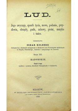 Lud  Serya XXI 1888 rok