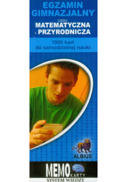 Memo karty Test gimnazjalny części matematyczna i przyrodnicza
