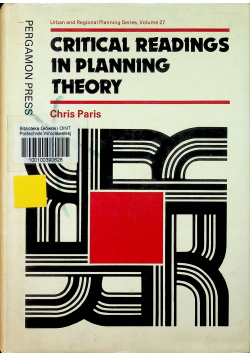 Critical Readings in planning theory