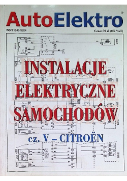Auto elektro Instalacje elektryczne samochodów Nr 5 / 09 Citroen