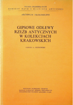 Gipsowe odlewy rzezb antycznych w kolekcjach krakowskich