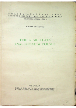 Terra Sigillata Znalezione w Polsce