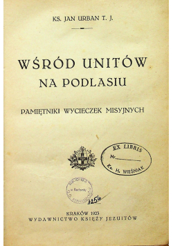 Wśród unitów na Podlasiu 1923 r