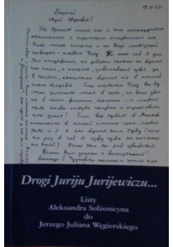 Drogi Juriju Jurijewiczu