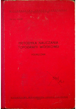 Metodyka nauczania topografii wojskowej podręcznik