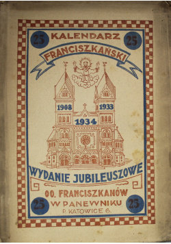Kalendarz Franciszkański na rok 1934