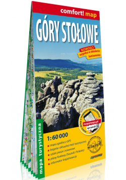 Góry Stołowe laminowana mapa turystyczna 1:60 000