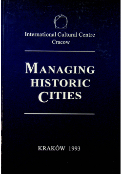 Managing Historic Cities
