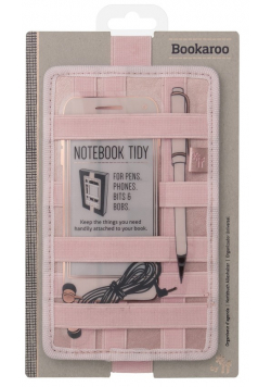 Bookaroo Notebook tidy - organizer na notes - złoty róż