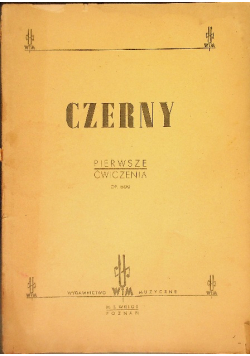 Czerny, pierwsze ćwiczenia