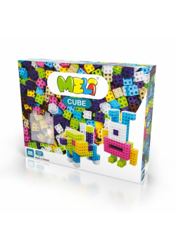 Klocki konstrukcyjne Meli Cube Pink 200szt