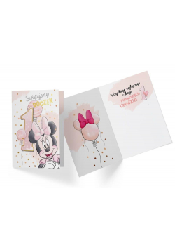 Karnet B6 DS-047 Roczek Myszka Minnie