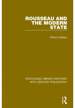 Rousseau and the Modern State