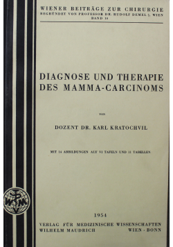 Diagnose und therapie des mamma carcinoms