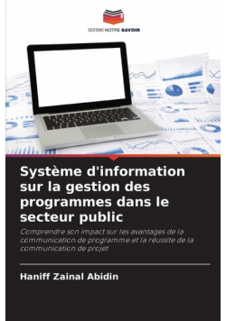 Système d'information sur la gestion des programmes dans le secteur public