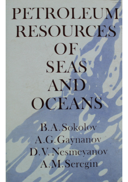 Petroleum resources of seas and oceans