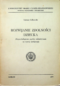 Rozwijanie zdolności dziecka