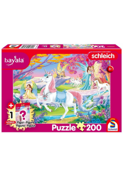 Puzzle 200 Schleich Bayala Magiczna kraina + figurka 113349